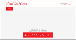 Desktop Screenshot of hotellespieux.com