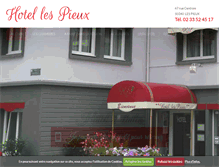 Tablet Screenshot of hotellespieux.com